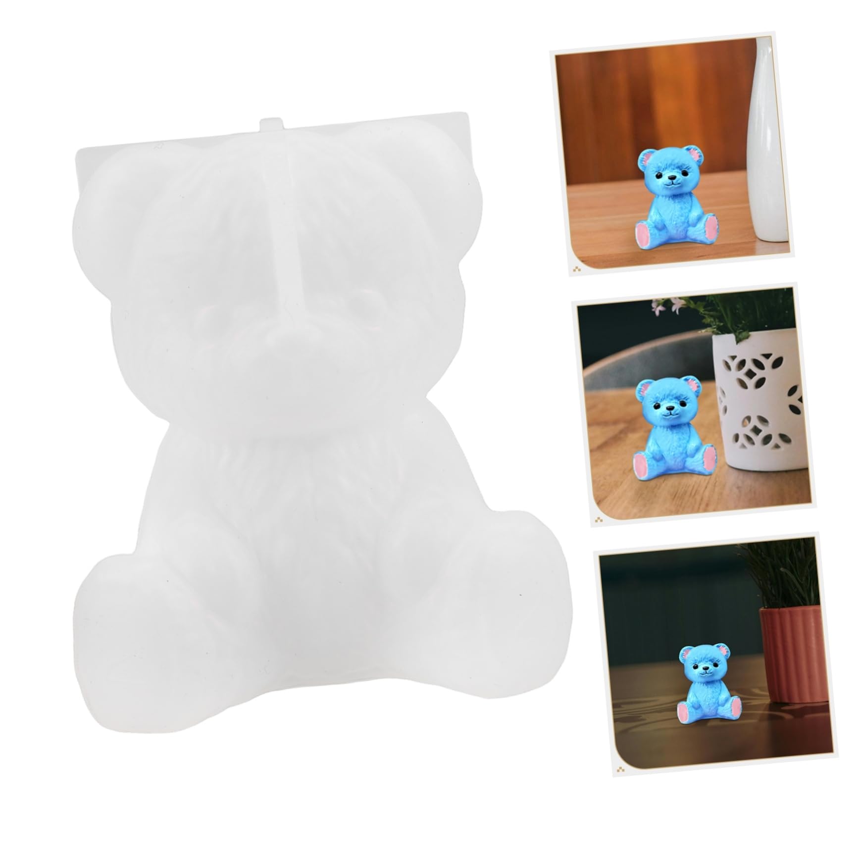 Doitool stampo silicone orso 3D cioccolato 7,4x6,5 cm