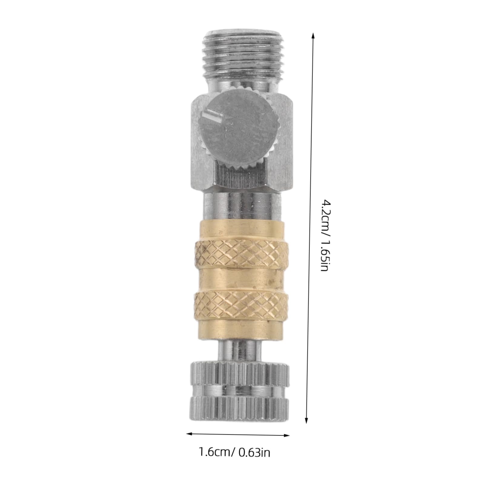 DOITOOL Raccordo Aerografo Sgancio Rapido 4,2 cm Acciaio