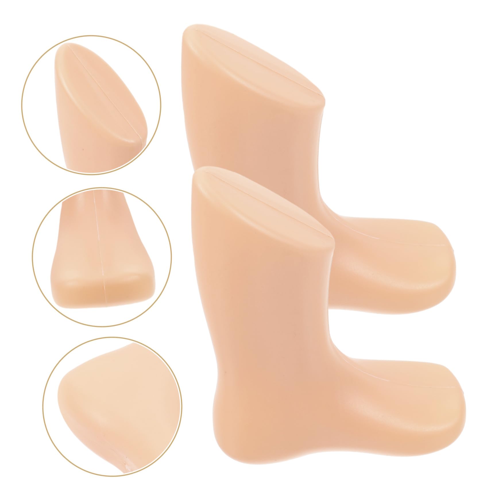 DOITOOL Piedi Manichino Espositore Calzini Plastica 4 Pezzi 11 cm