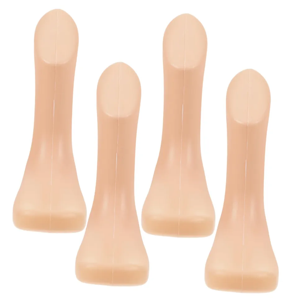 DOITOOL Piedi Manichino Espositore Calzini Plastica 4 Pezzi 11 cm