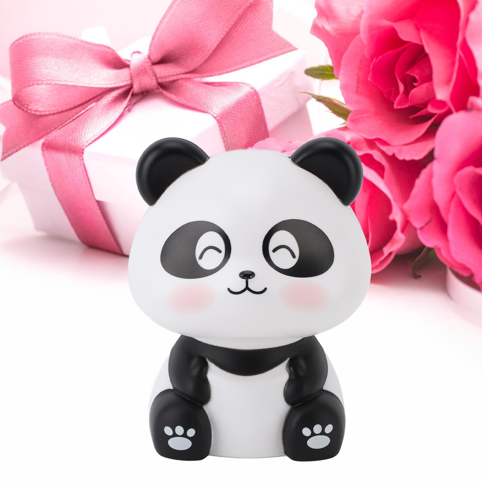 Saluaqui Panda statuetta solare decorazione auto cruscotto solare
