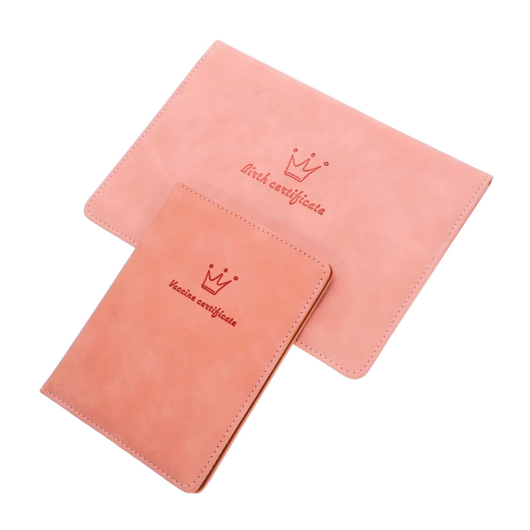 DOITOOL Custodia Portadocumenti PU 2 Pezzi Rosa per Certificati