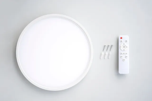 Yexati plafoniera LED 24W dimmerabile RGB con telecomando