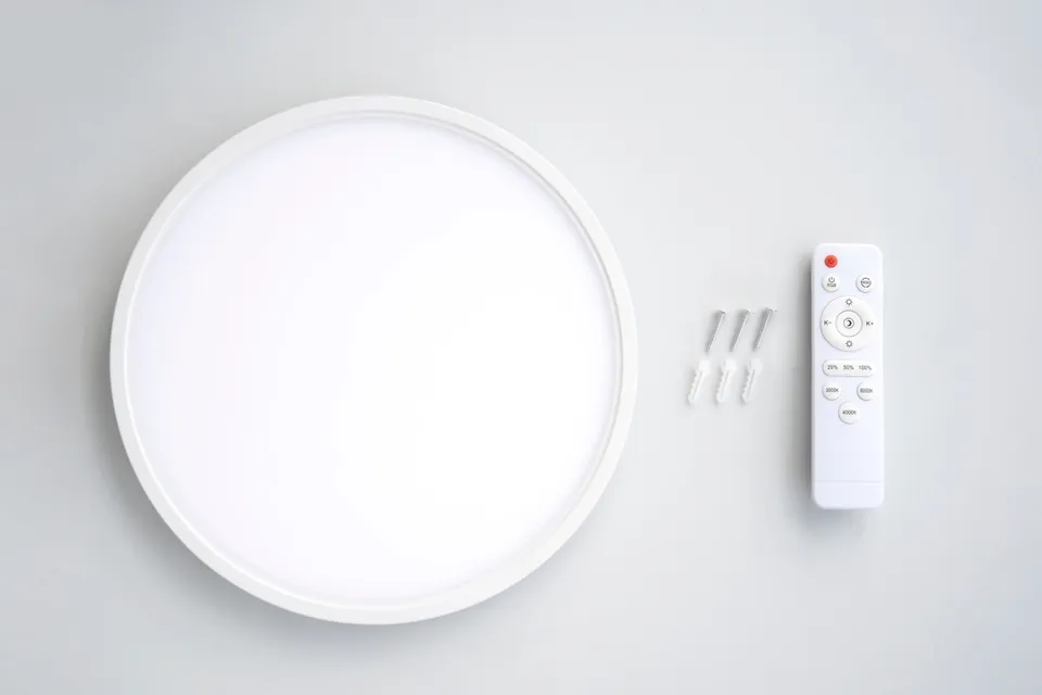 Yexati plafoniera LED 24W dimmerabile RGB con telecomando