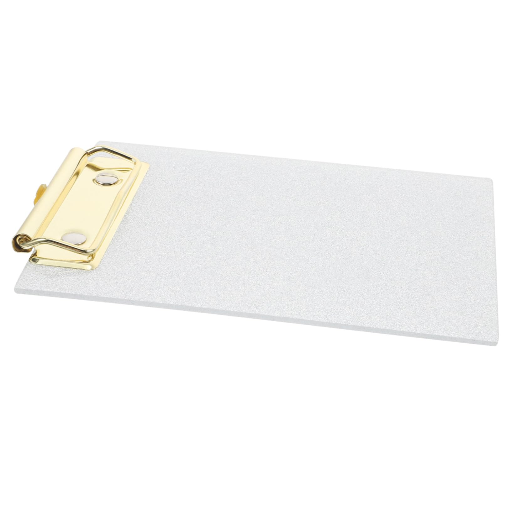 DOITOOL Portablocco Acrilico Glitter Argento con Clip