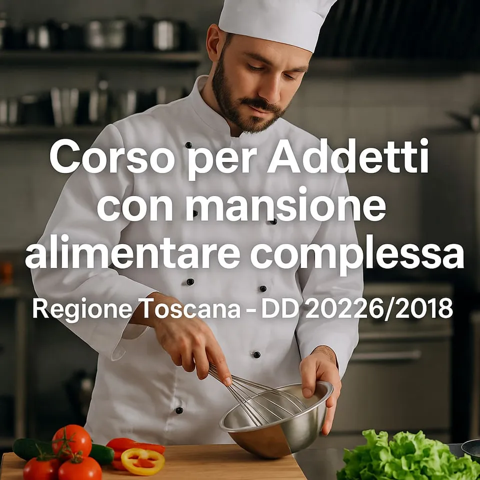 Adifer Mansione alimentare complessa corso HACCP Toscana