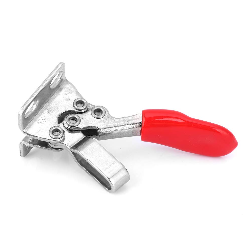 Saluaqui Morsetto a Levetta Inox 304 280Kg Base 4 Fori Gomma