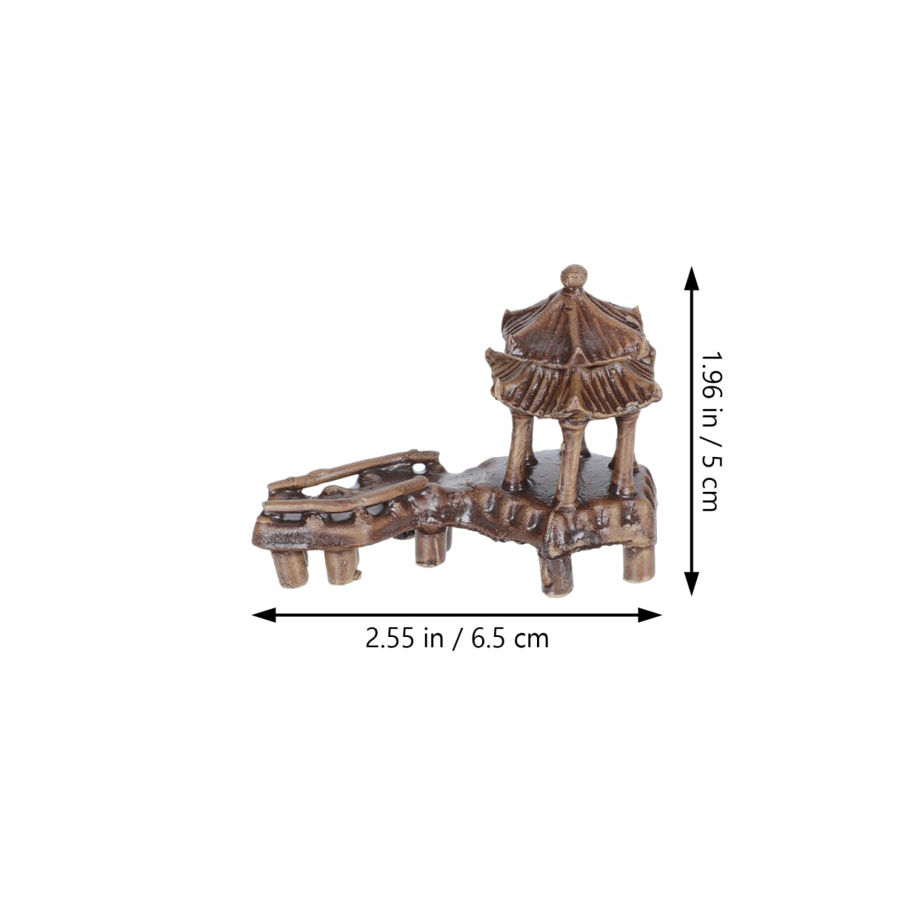 DOITOOL mini pagode giardino zen 5 pezzi colorate 6,5 cm