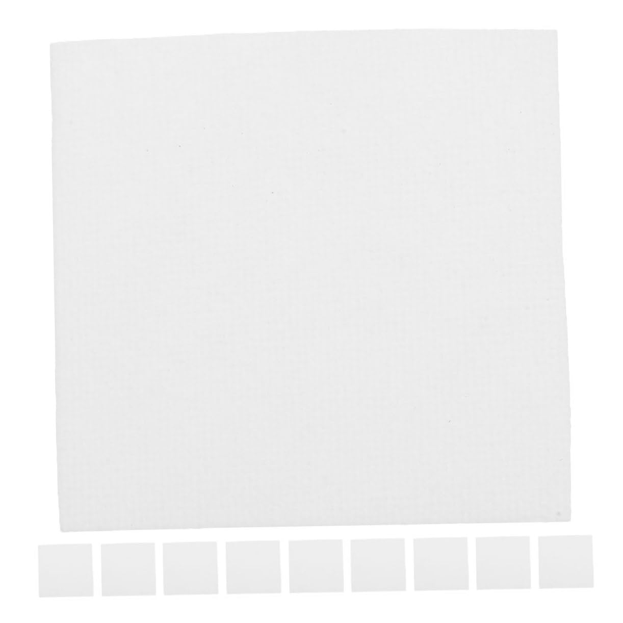 DOITOOL Carta Fibra Ceramica Bianca 20 Pezzi 12x12 cm