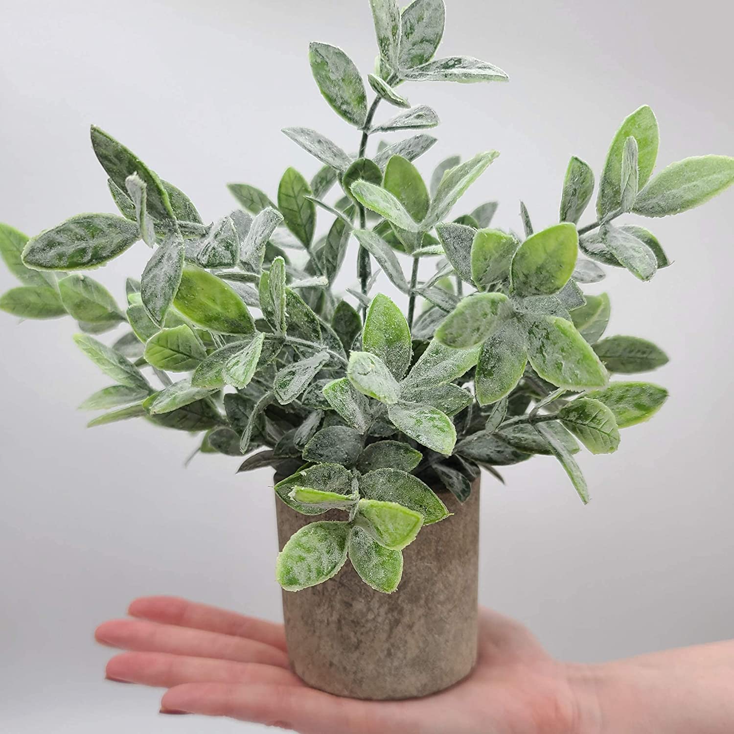 Yexati piante finte in vaso set 3 pezzi 23 cm