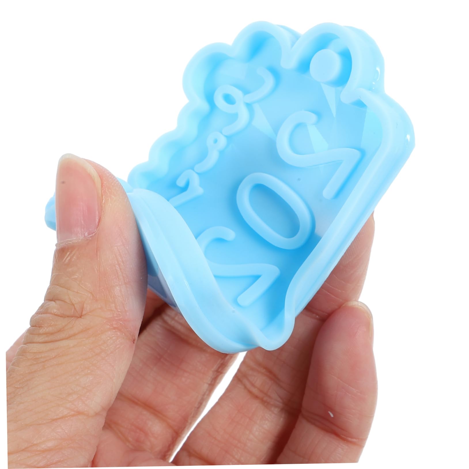 DOITOOL Stampo Silicone Portachiavi Laurea Blu per Resina