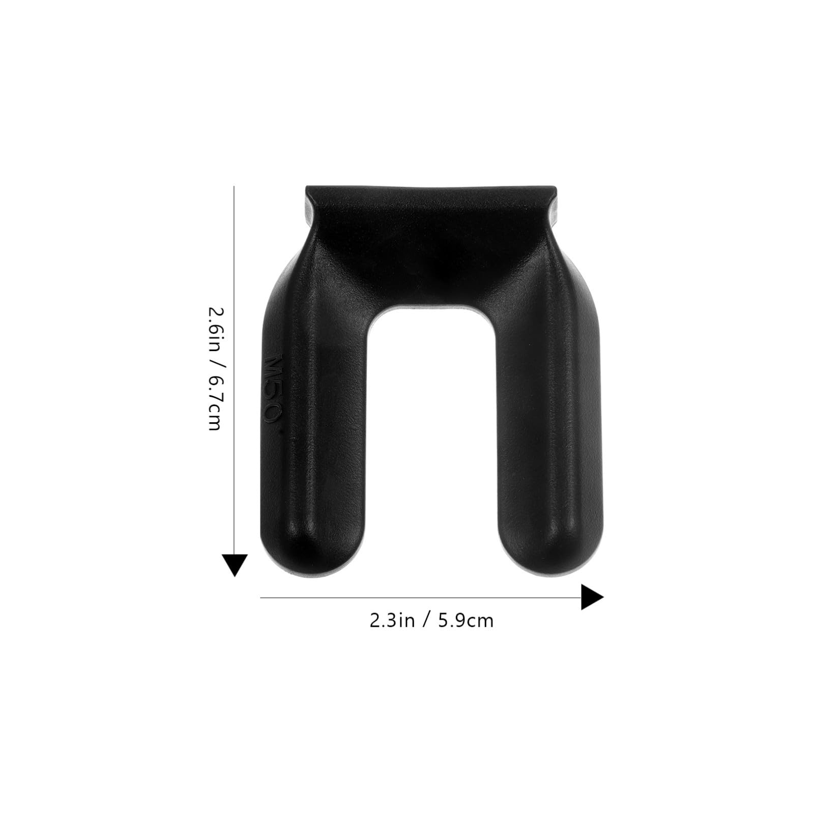 DOITOOL Fermaruote Sedia Antiscivolo Neri 4 Pezzi Plastica