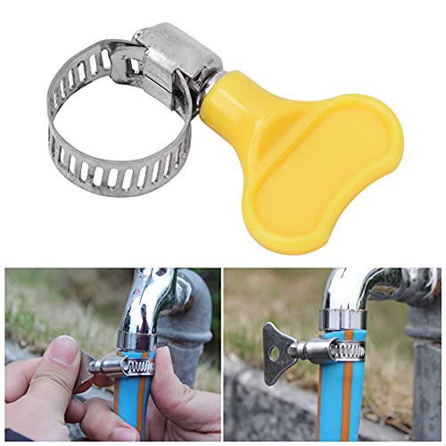 Saluaqui Fascette stringitubo acciaio 6-12 mm 10 pezzi maniglia