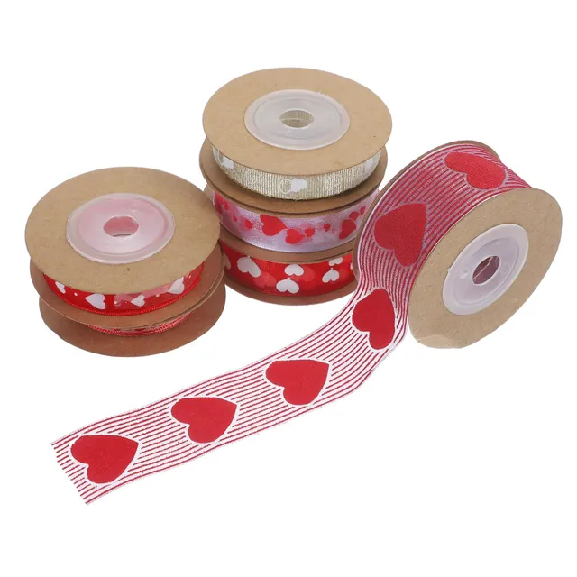 DOITOOL nastro cuore sottile 6 rotoli regalo resistente
