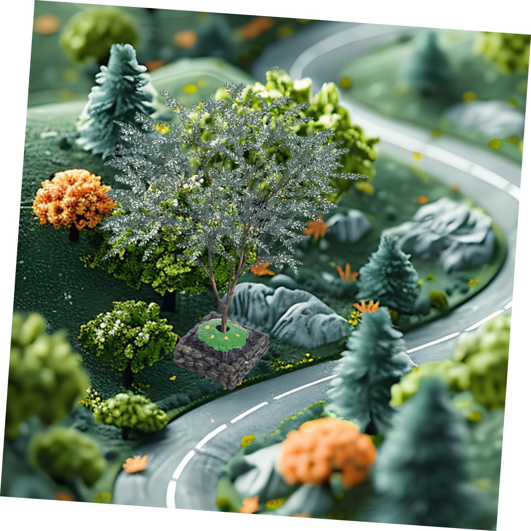 DOITOOL Basi Alberi Miniature Plastica 10 Pezzi 2,6 cm