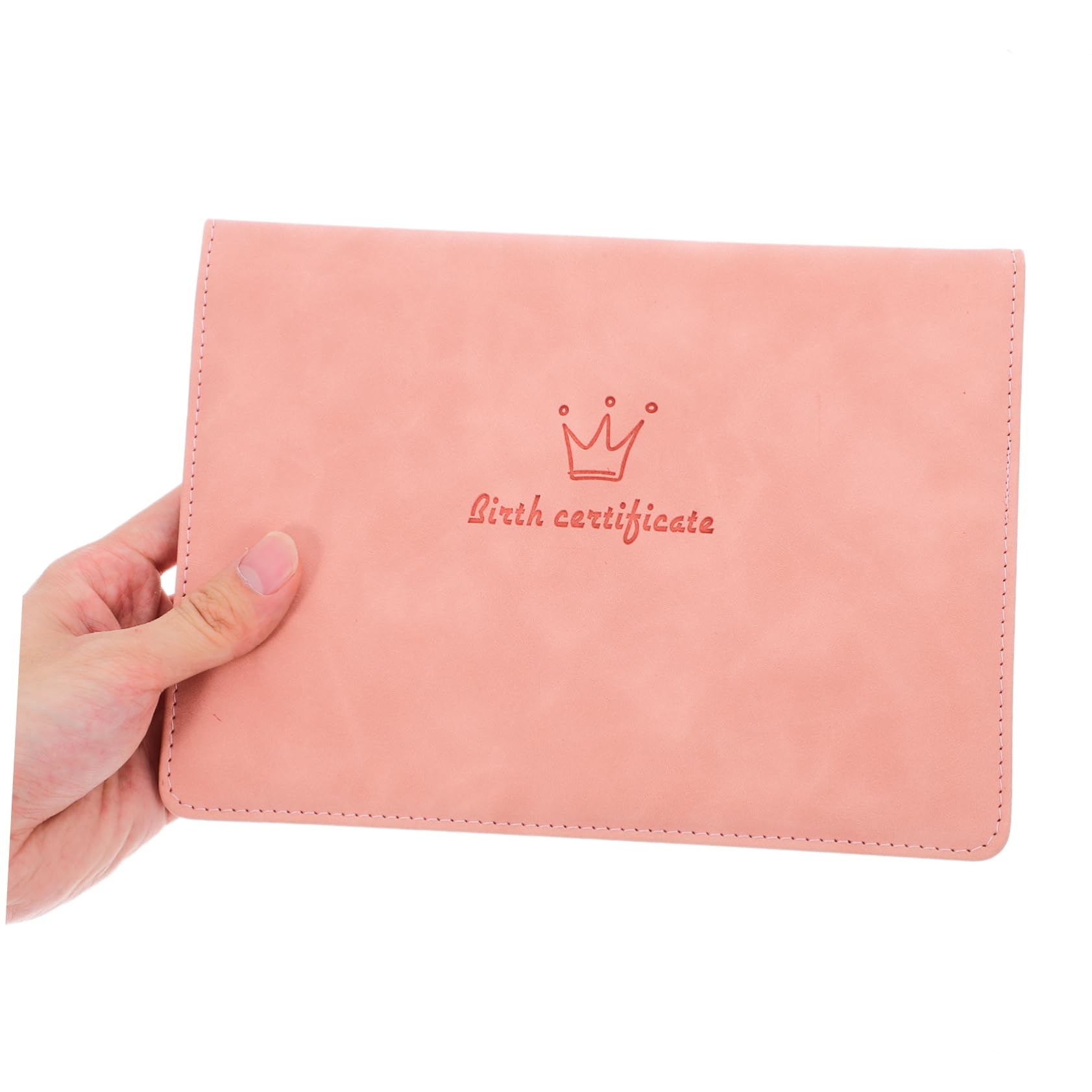 DOITOOL Custodia Portadocumenti PU 2 Pezzi Rosa per Certificati