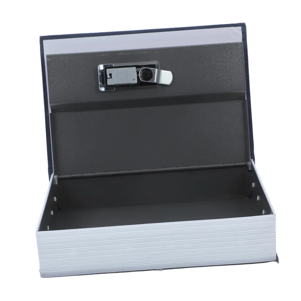 DOITOOL Cassaforte Libro Combinazione Acciaio Grande Blu