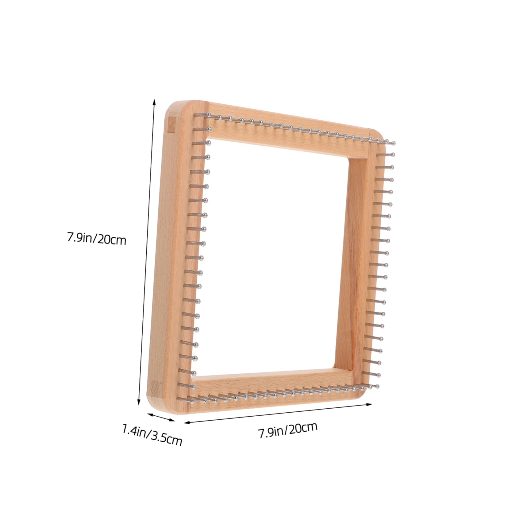 DOITOOL Telaio per Tessitura in Legno 20x20 cm per Principianti