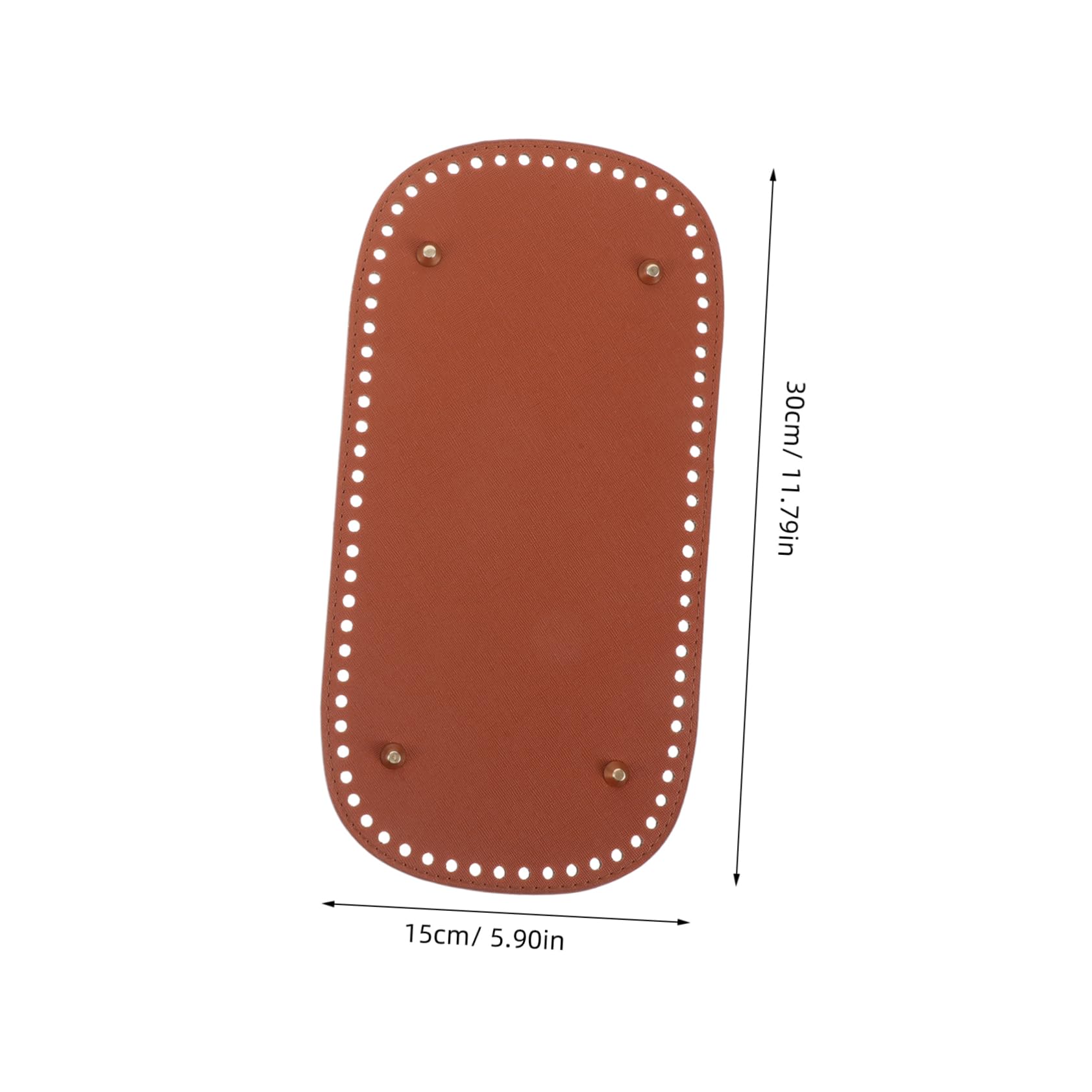 Doitool fondo borsa uncinetto PU 30x15 cm 4 pezzi