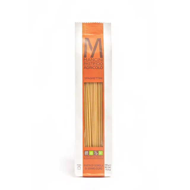 Mancini Spaghettini pasta di semola 500 g trafilata al bronzo
