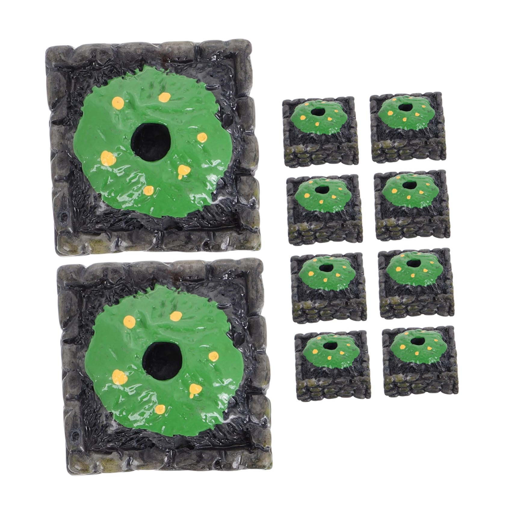 DOITOOL Basi Alberi Miniature Plastica 10 Pezzi 2,6 cm