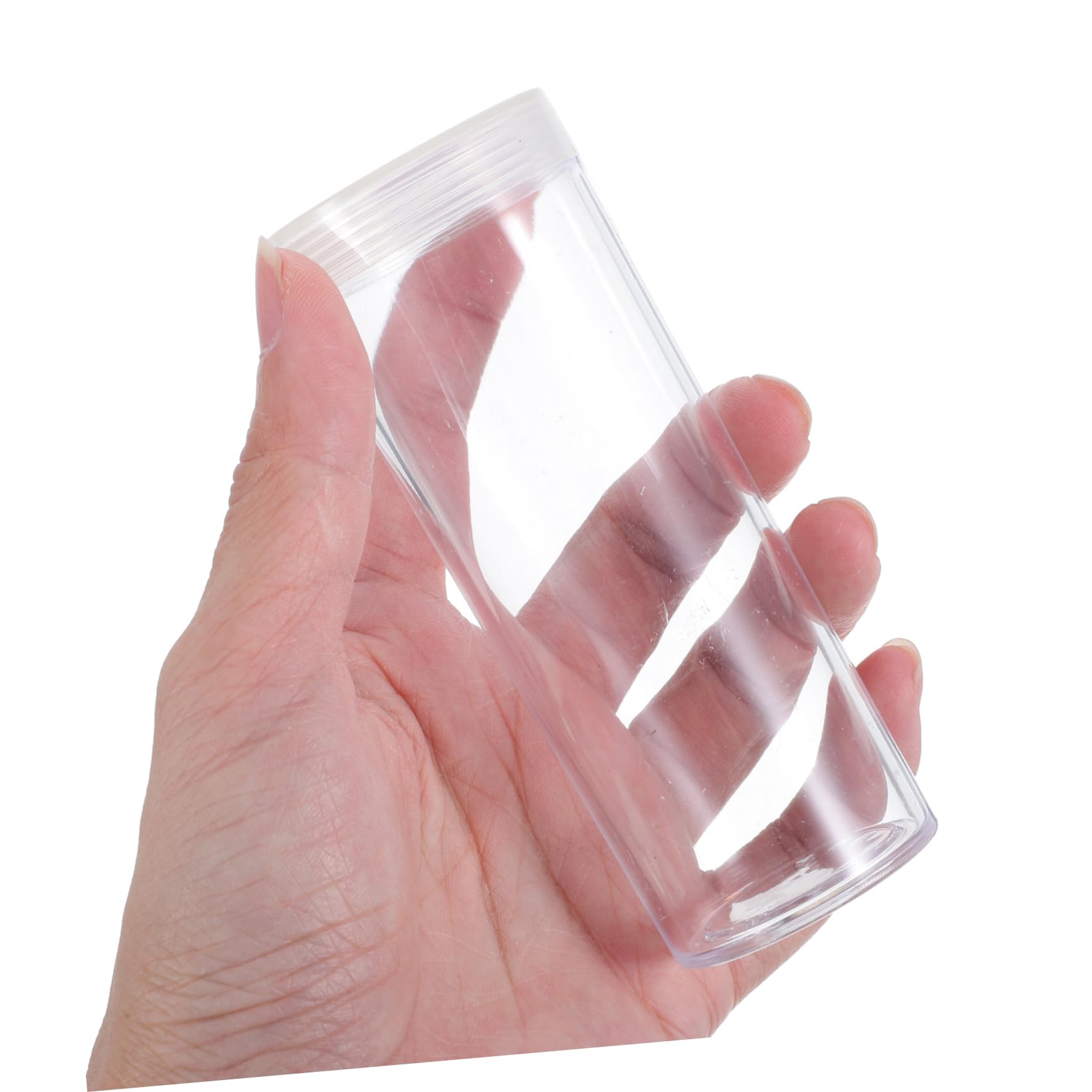 Doitool tubi portamonete plastica trasparente 6 pezzi 10,3 cm