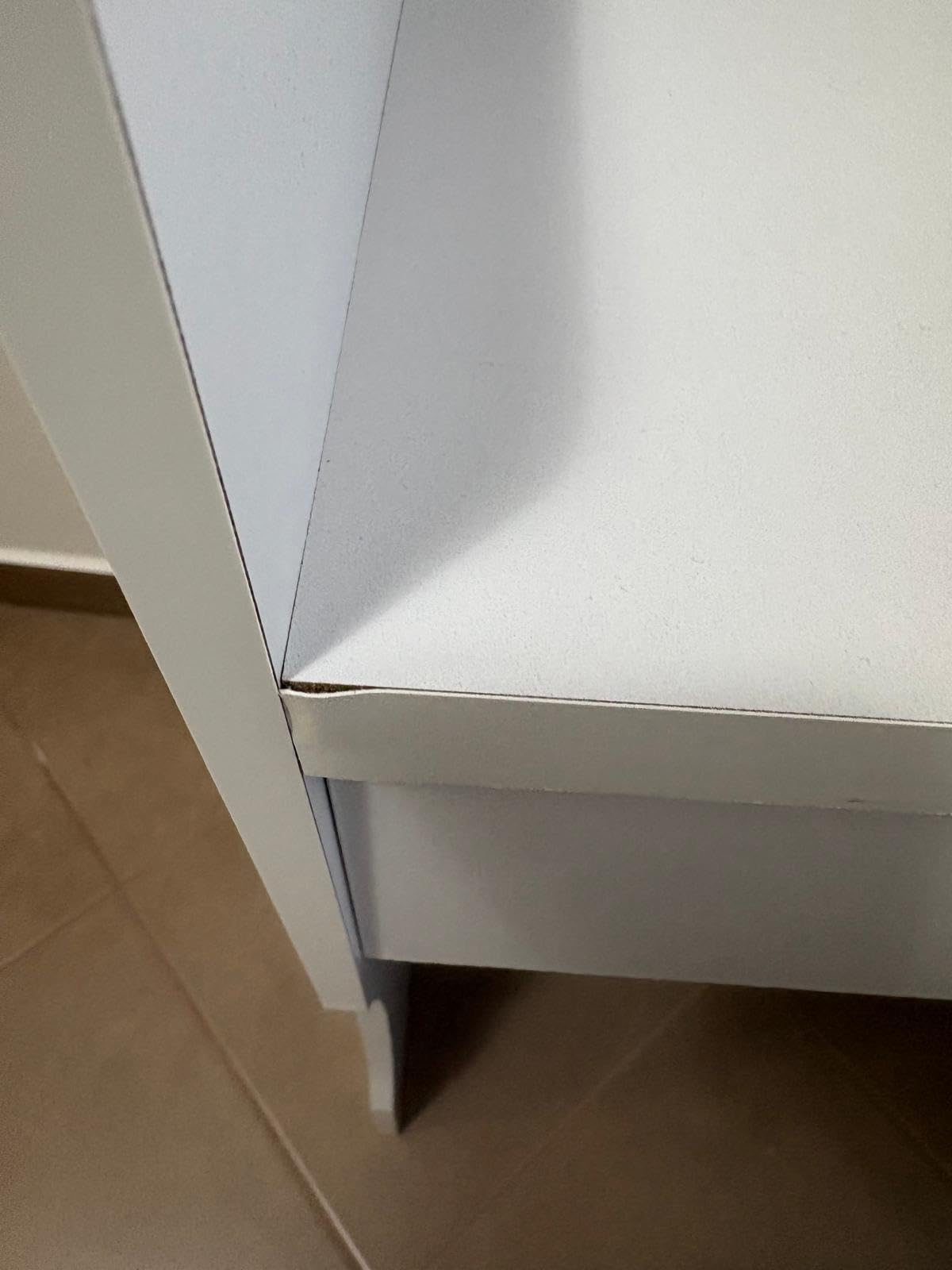 GrecoShop Toeletta Bambine Specchio a Cuore e Sgabello Bianca