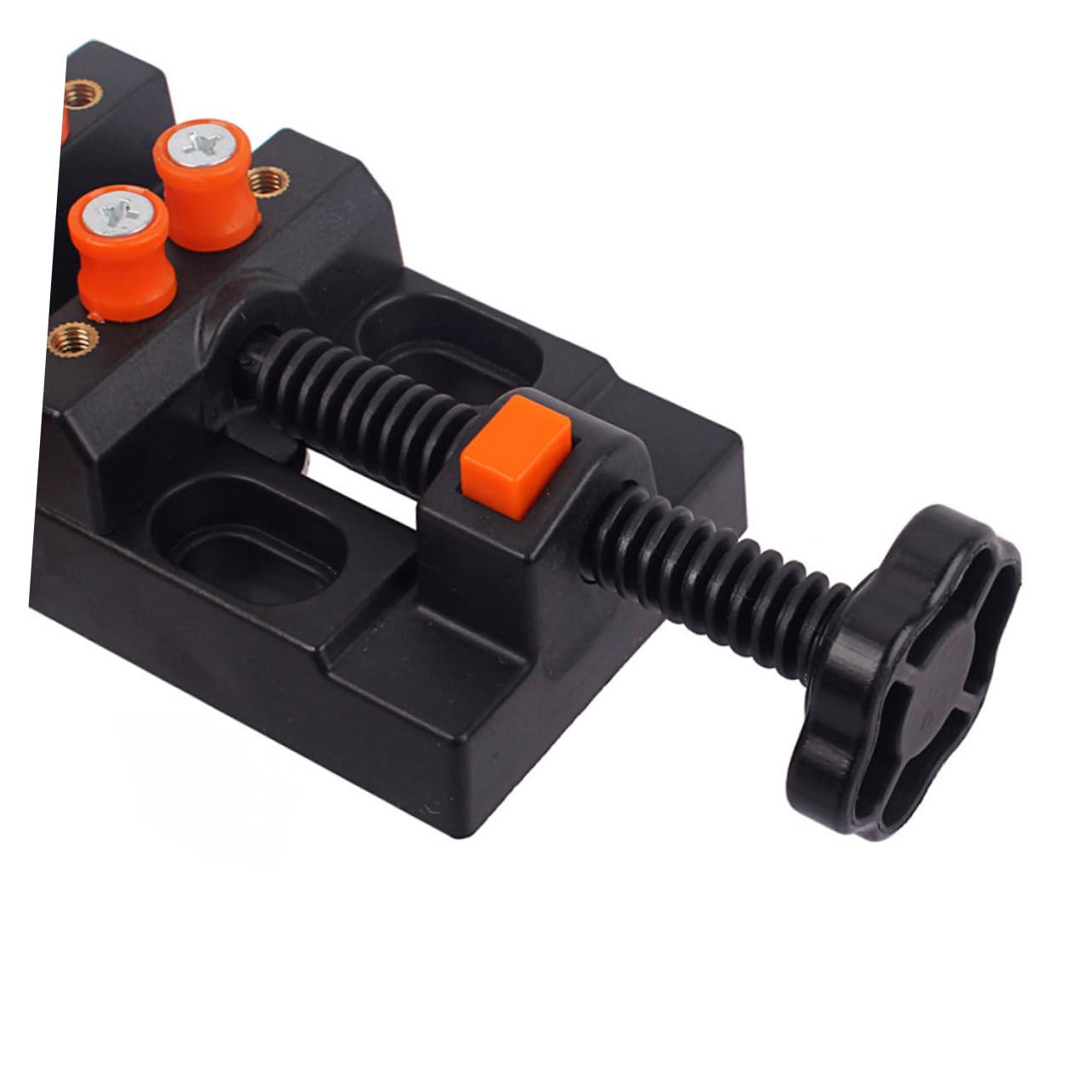 DOITOOL mini morsa da banco ganasce plastica nera per hobby