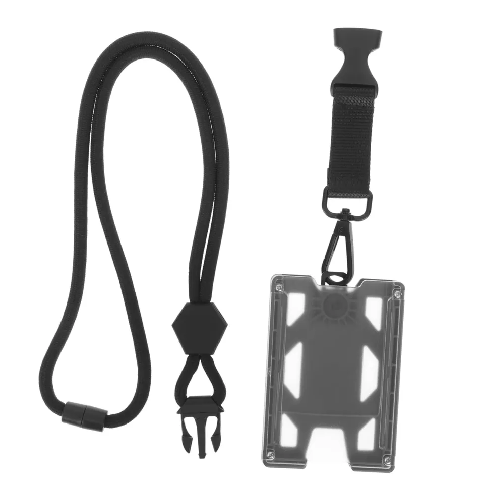 DOITOOL Porta Badge con Cinghia Nero da Lavoro
