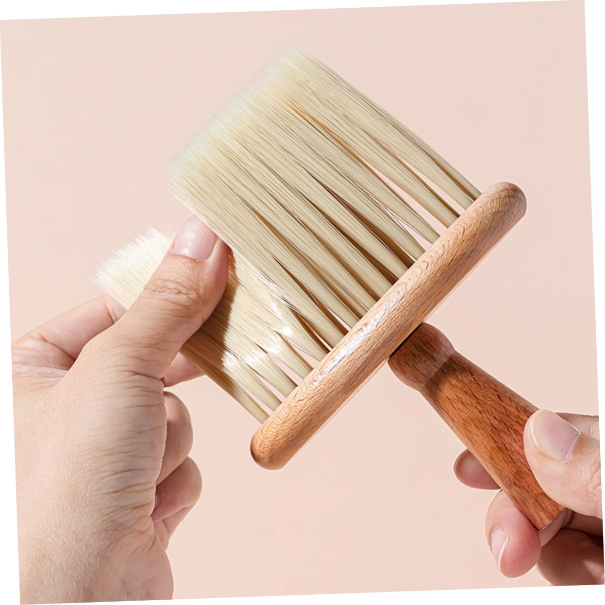 DOITOOL Spazzola pulizia tastiera nylon manico legno