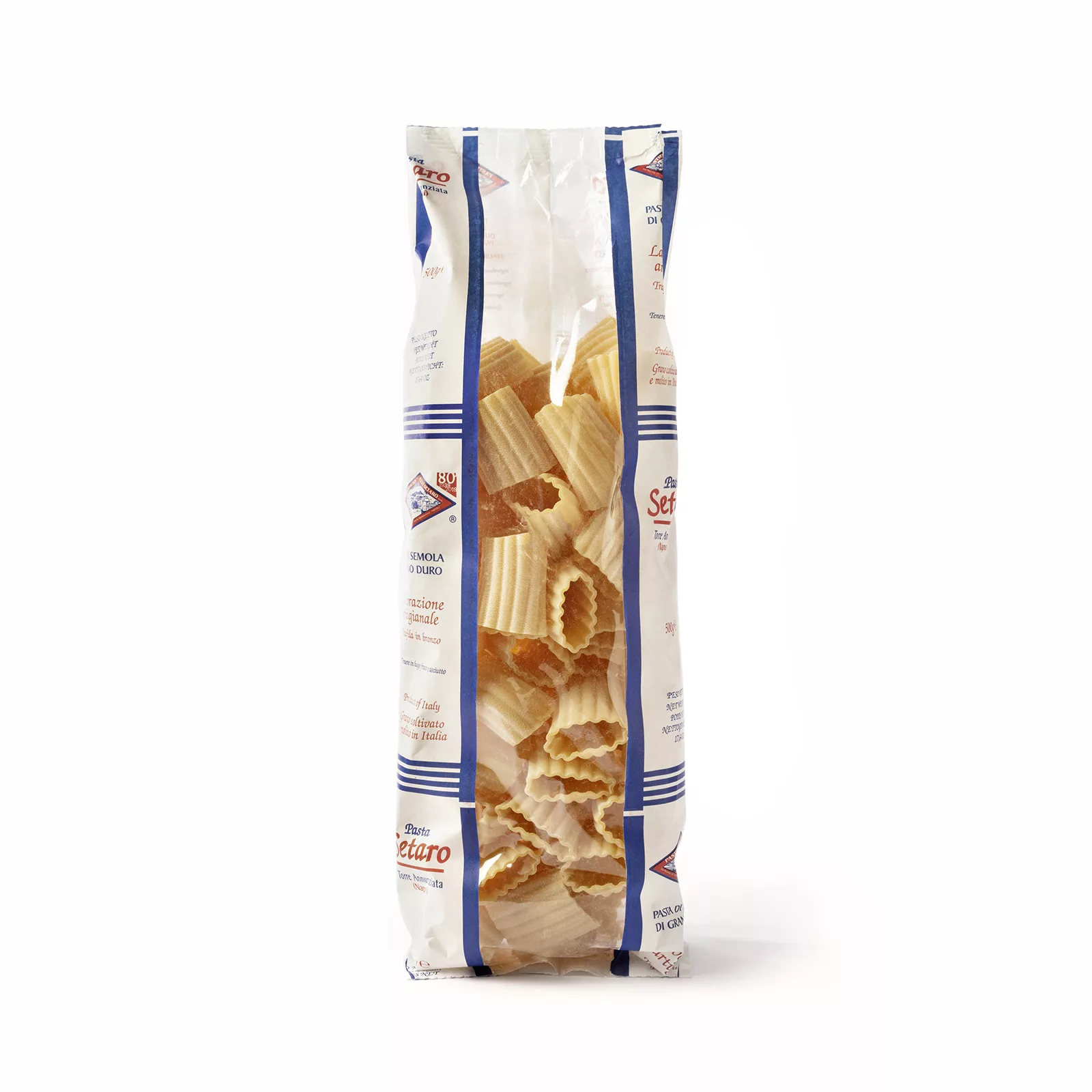 Setaro Mezze Millerighe pasta 500 g trafilata