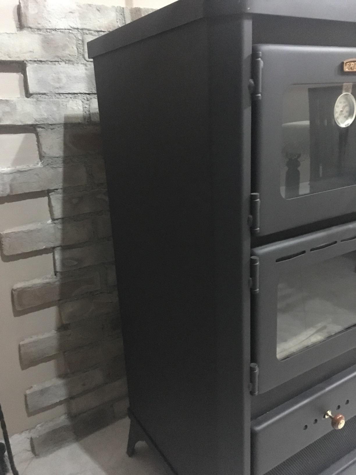 GrecoShop 5805 Stufa a Legna Ghisa 5/8 kW 140 mc