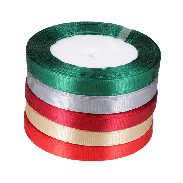 DOITOOL Nastro Floreale Poliestere 5 Rotoli Assortiti