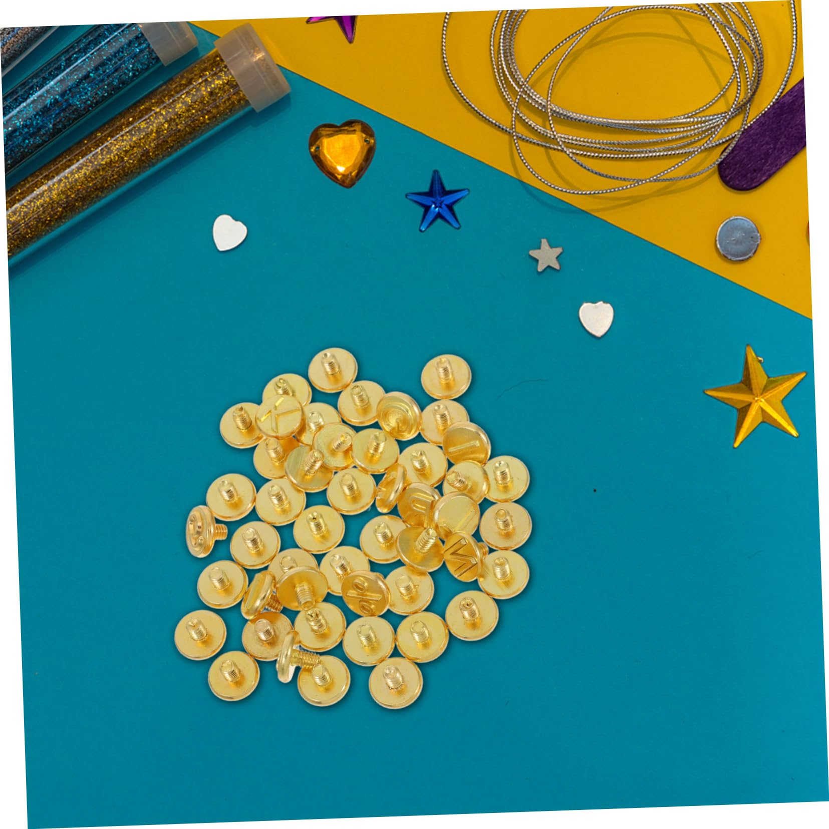 DOITOOL Set Punte Pirografia 56 Pezzi Lettere Numeri Ottone