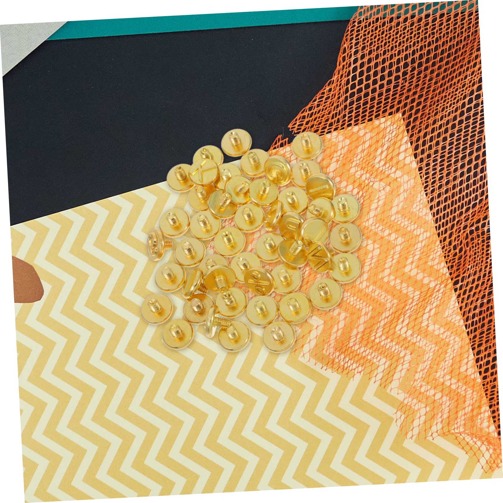 DOITOOL Set Punte Pirografia 56 Pezzi Lettere Numeri Ottone