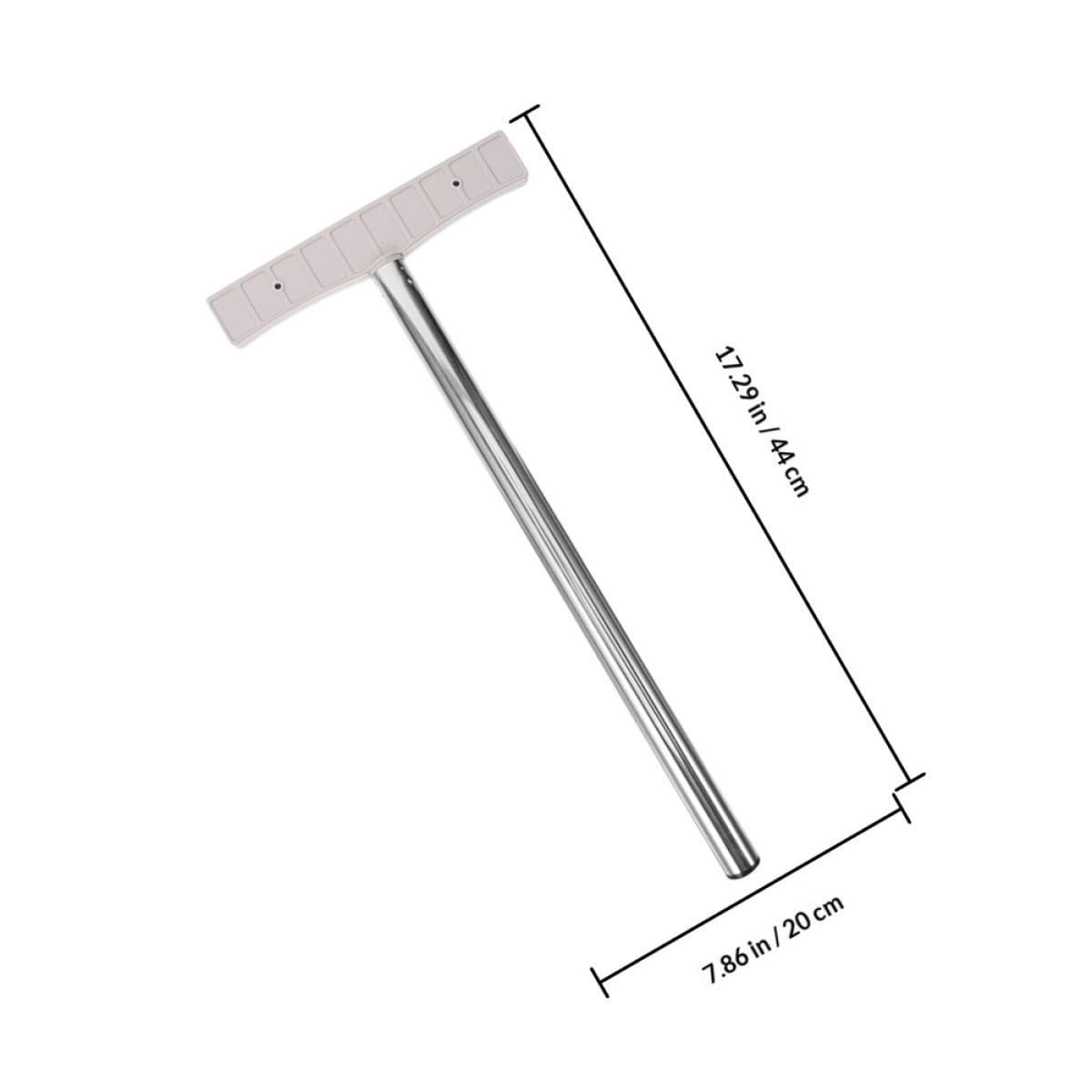 Doitool asta portacartello portatile acciaio 2 pezzi 44 cm