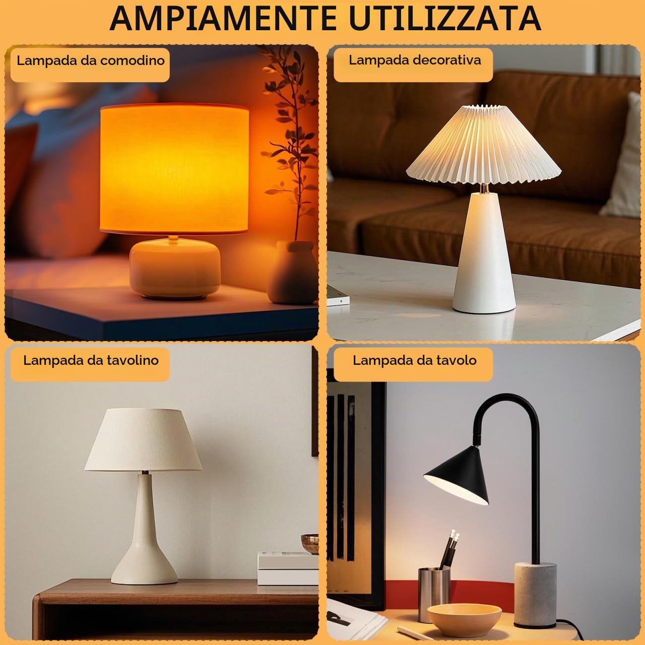 DOITOOL Interruttore touch dimmer 4 vie lampada tavolo 250V