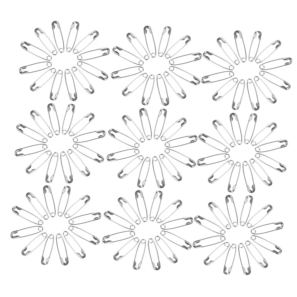 DOITOOL Spille di Sicurezza Rame Argento 500 Pezzi Resistenti