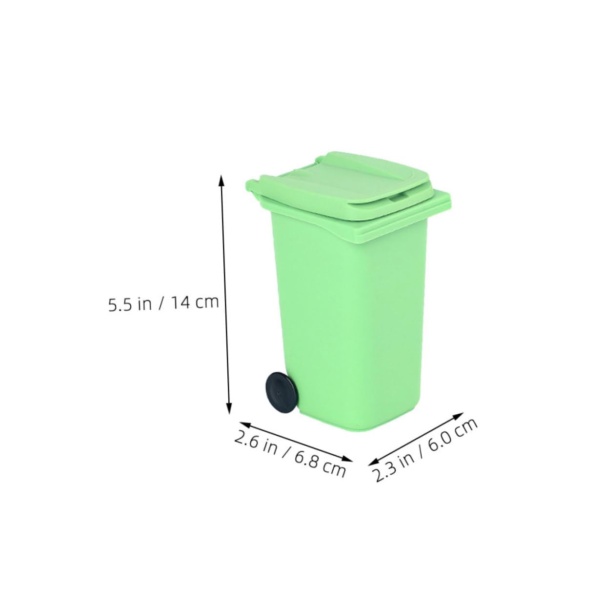 DOITOOL Mini Cestino Portapenne Scrivania 3 Pezzi Plastica