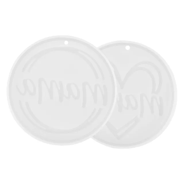DOITOOL 2 stampi silicone Mom portachiavi resina antiaderenti