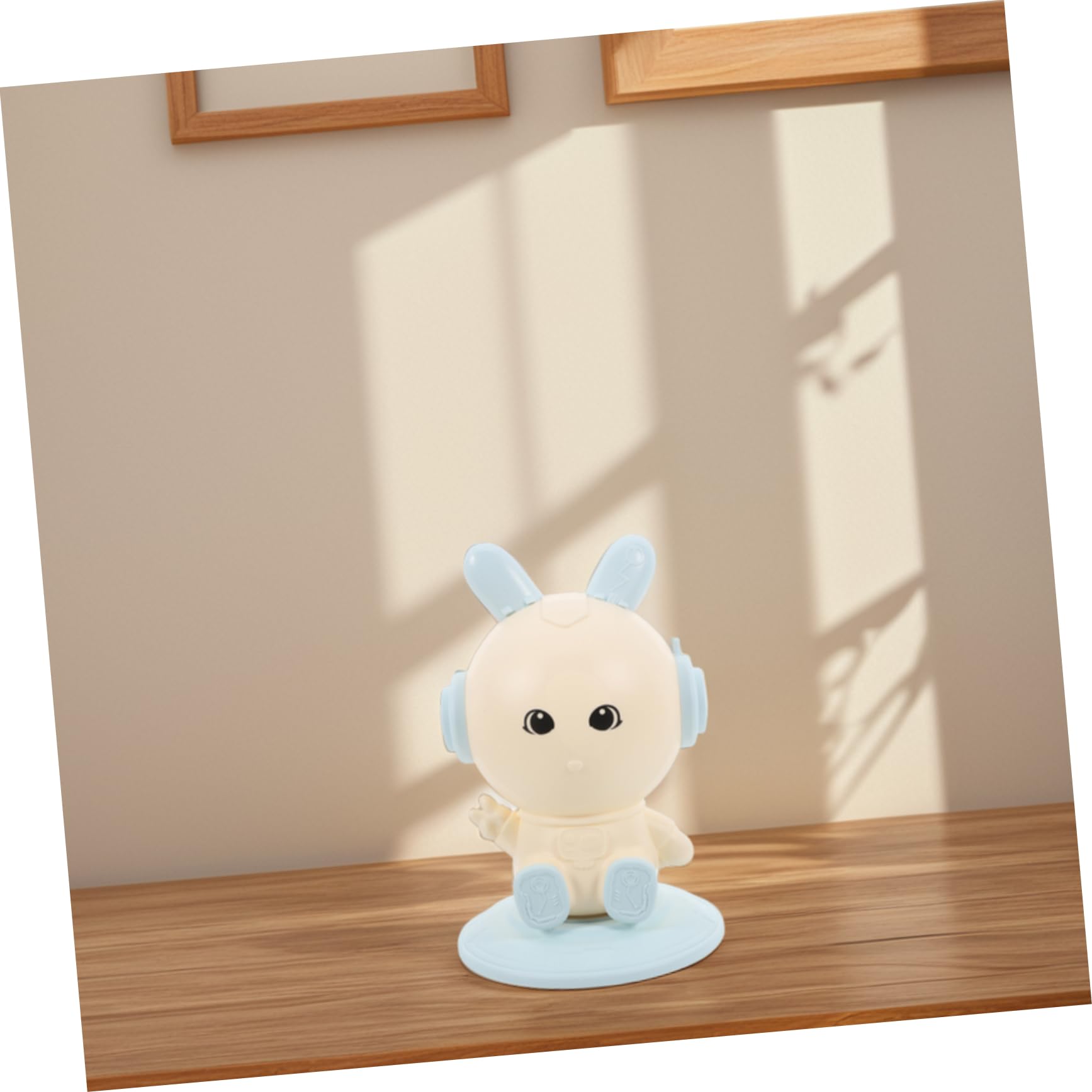 DOITOOL Portapenne Girevole Coniglio Blu Plastica 19 cm