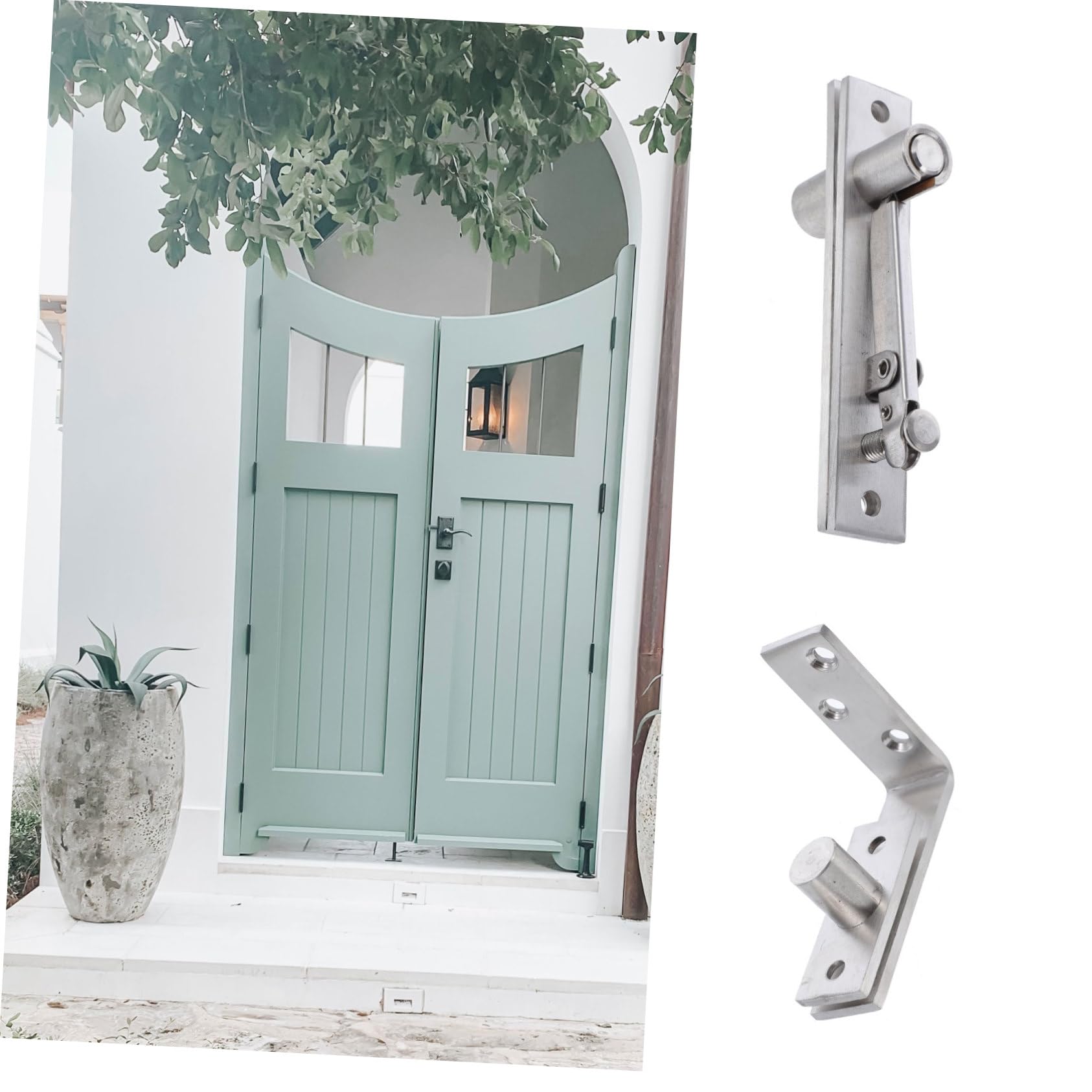 DOITOOL Cerniera Pivotante Acciaio Inox per Porte Legno