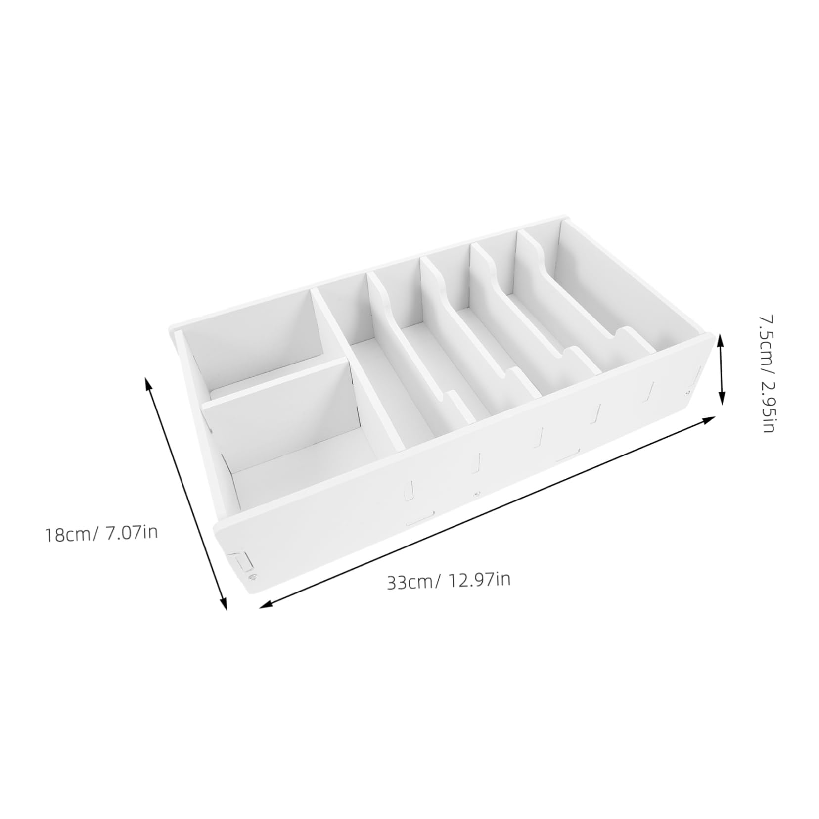 DOITOOL Scatola Organizer in PVC Bianco per Casa