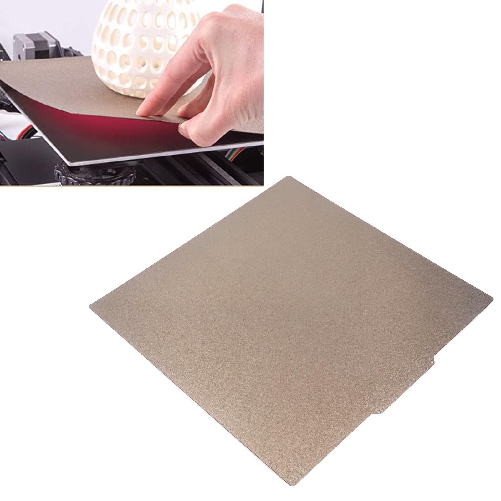 Saluaqui Piastra Stampa 3D 470x470mm PEI per CR10 Magnetica