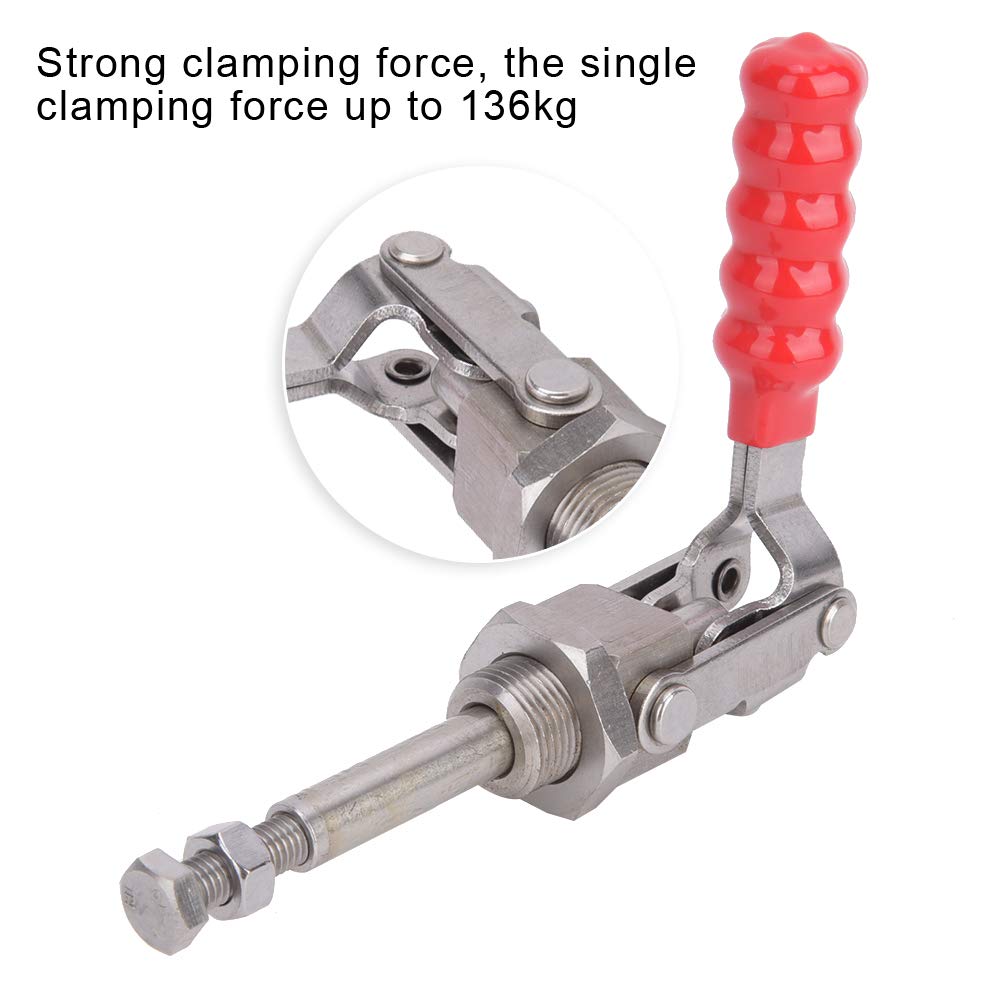 Saluaqui Morsetto a Levetta Push-Pull 136 Kg Inox 180°