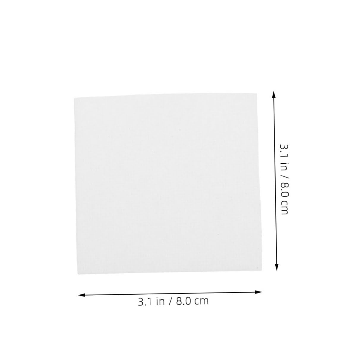 DOITOOL Carta Fibra Ceramica Bianca 20 Pezzi 12x12 cm
