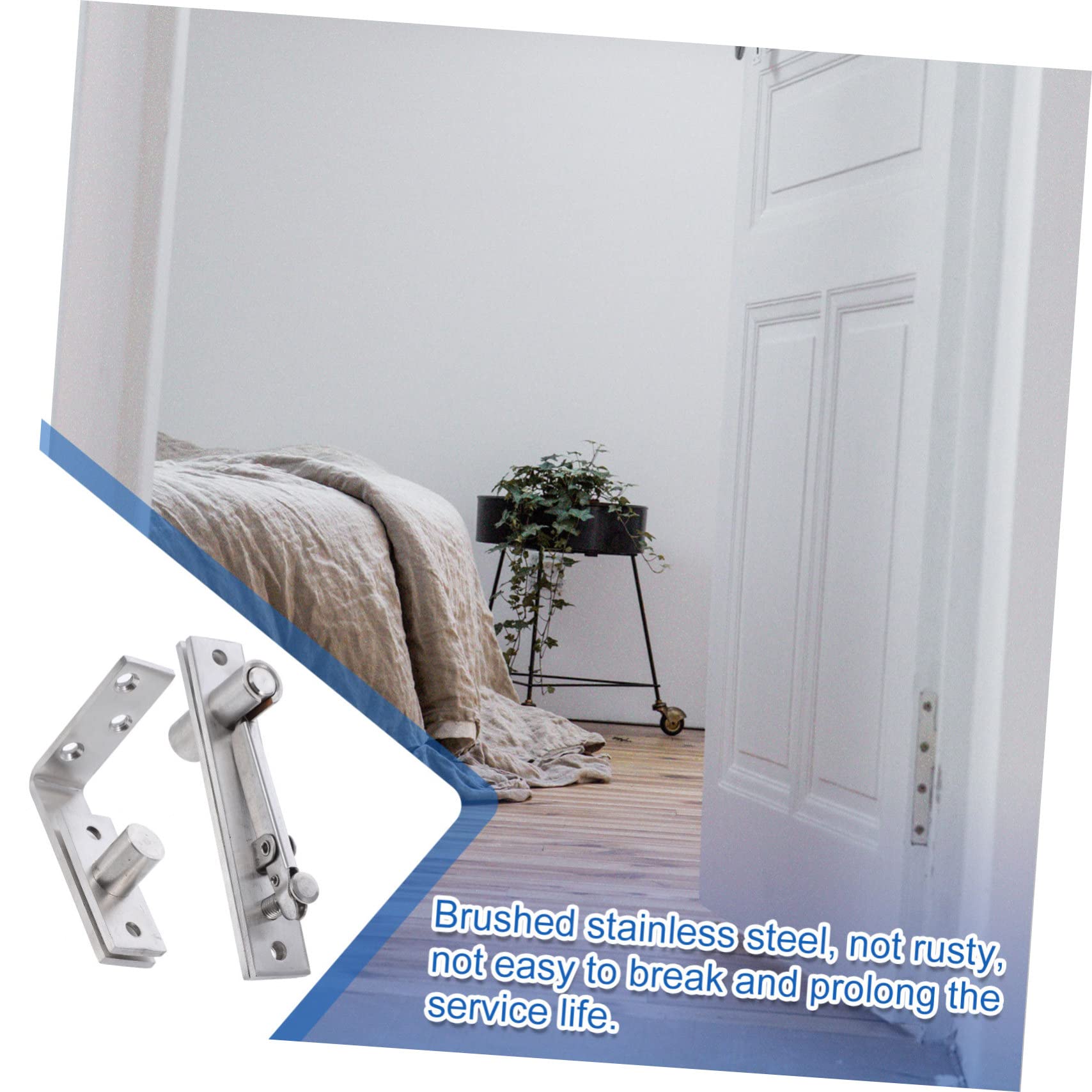 DOITOOL Cerniera Pivotante Acciaio Inox per Porte Legno