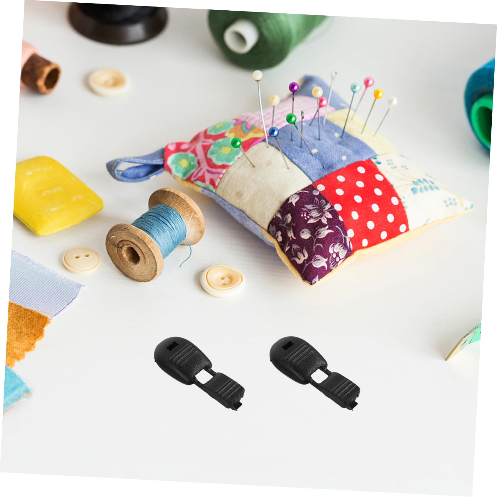 DOITOOL Puntali Lacci 6# Nylon Nero 38mm 100 Pezzi