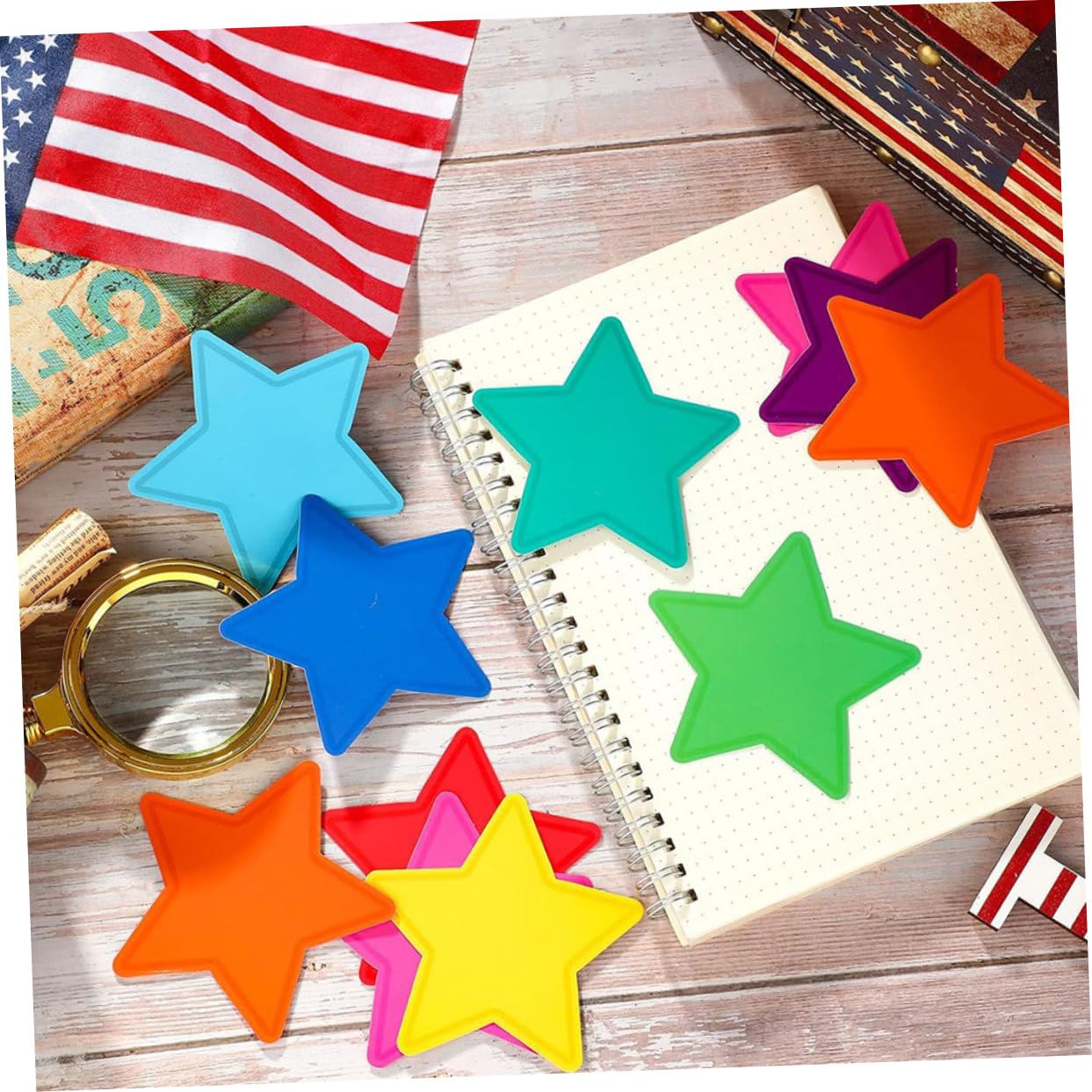 DOITOOL Stelle Cartoncino 108 Pezzi Colorate Aula