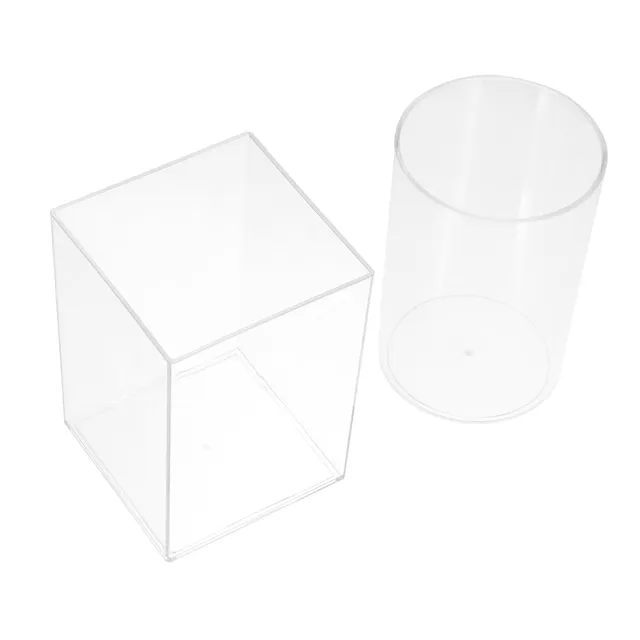 DOITOOL organizer acrilico 2 pezzi portapennelli trasparente